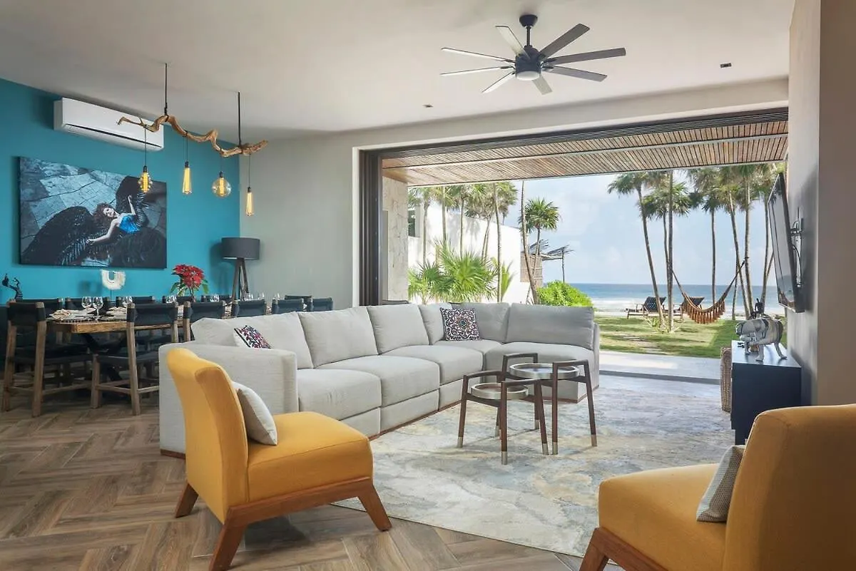 빌라 Oceanview 8Br Luxury Double Villa, Concierge &Pools-Tankah Bay Tancah 멕시코